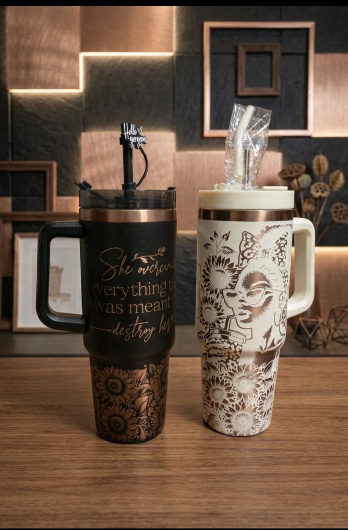 Empowering Engraved Tumblers